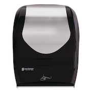 SAN JAMAR Summit Senso Dispenser, Black/Silver T1470BKSS